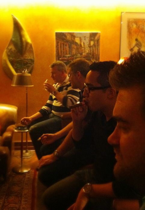 Montreal Cigar Club cigar tasting event.