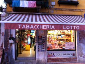 Aldo's tabaccheria in Venice