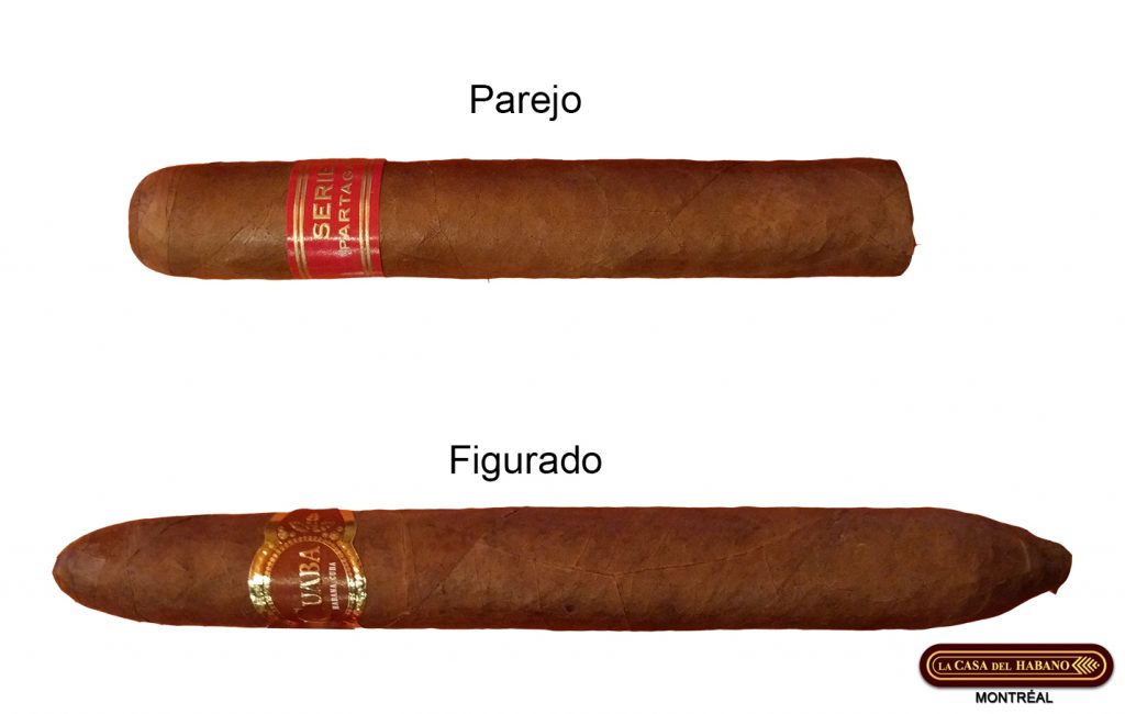 Parejo vs figurado shape