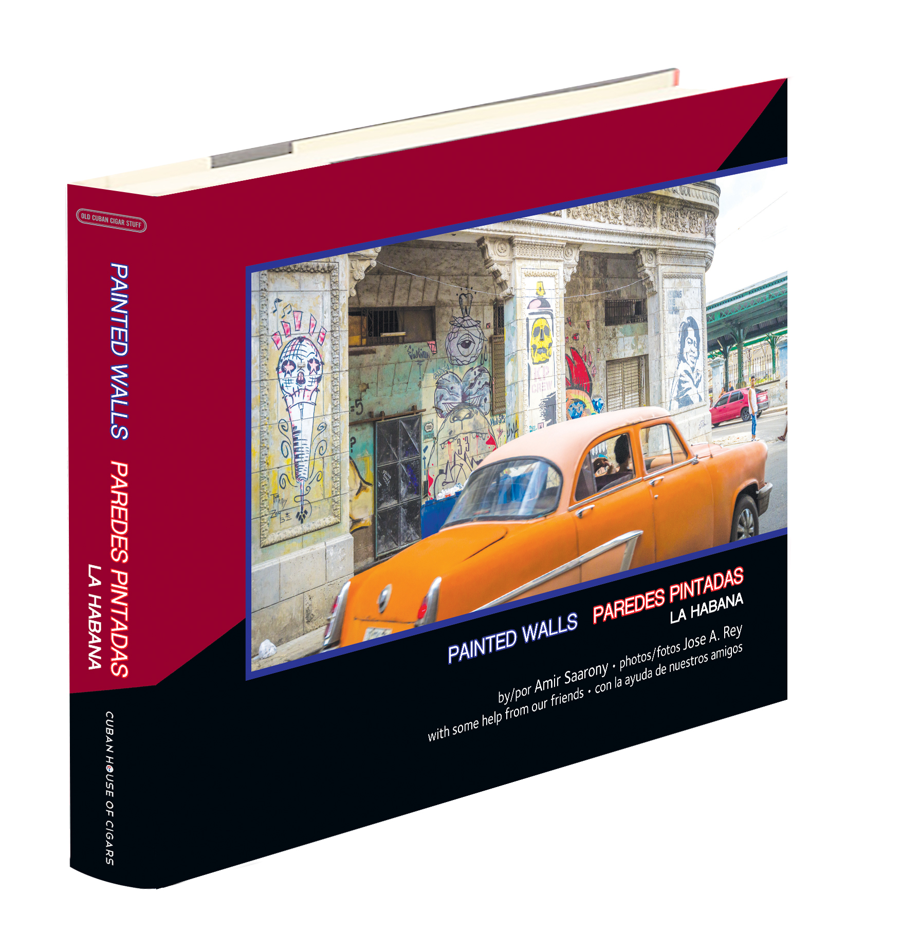 Partagas Book Author Launches New book "Painted Walls - La Habana".  Interview with Amir Saarony.