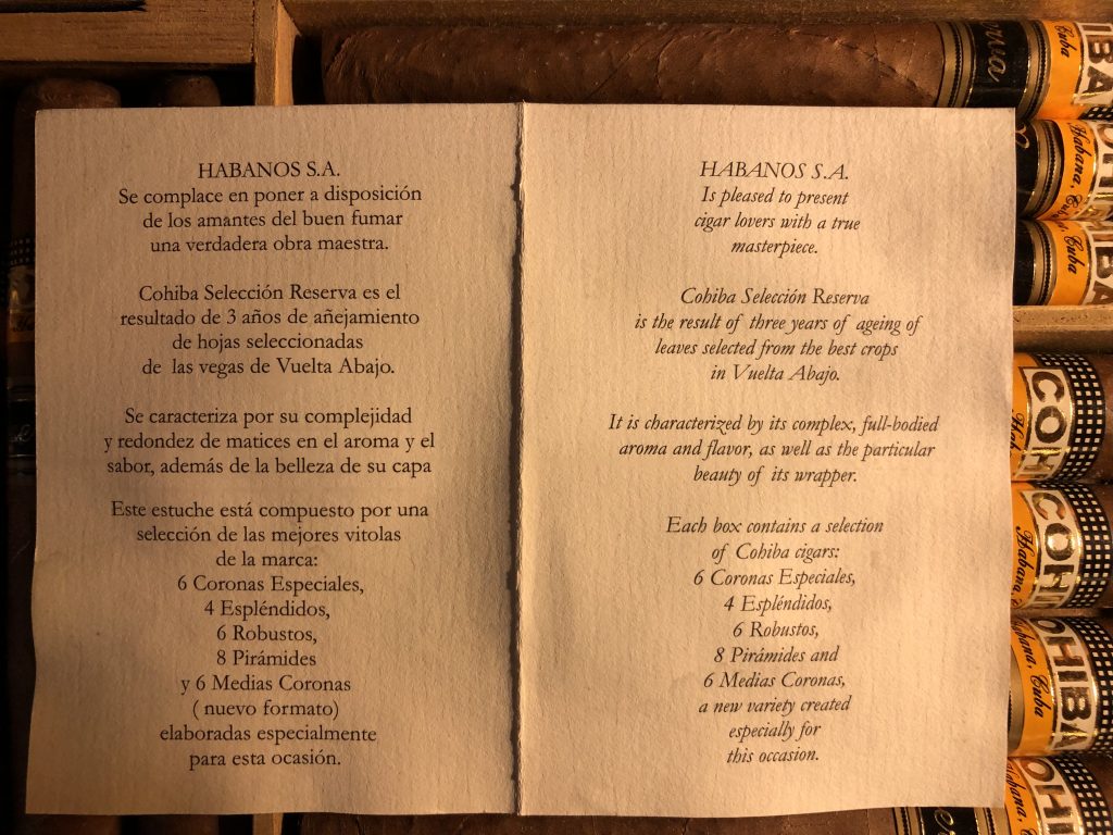 Cohiba-Reserva- Seleccion–Coronas-Especiales-Cuban-House-Of-Cigars