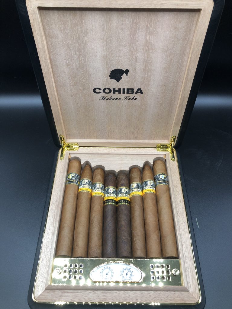 cohiba travel humidor leather